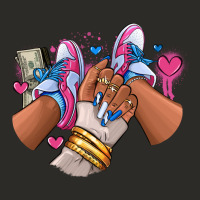 Pink And Blue Sneaker Girl Heavy Core Tee | Teevron