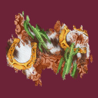Horseshoe Cowhide Cactus Patch Long Sleeve Tee | Teevron