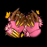 Pink Afro Nails Heavy Core Tee | Teevron