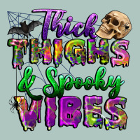 Thick Thighs And Spooky Vibes Premium Sweatshirt | Teevron