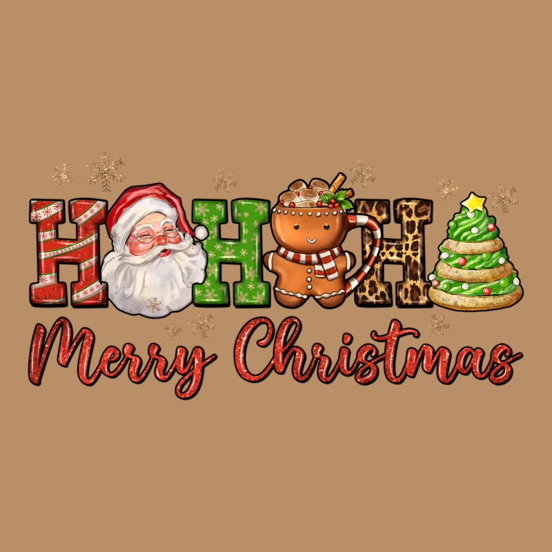 Hohoho Merry Christmas Santa Coffee Cup Tree Cooki Vintage Hoodie by FaDigitalArtStudio | Teevron