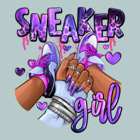 Purple Galaxy Sneaker Girl Heavy Core Tee | Teevron