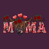 Valentine's Day Mama Black Highland Cow Premium Tee | Teevron