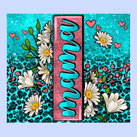 Turquoise Leopard Mama Urban Heavy Tee | Teevron