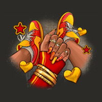 Softball Afro Girl Sneakers Heavy Core Tee | Teevron