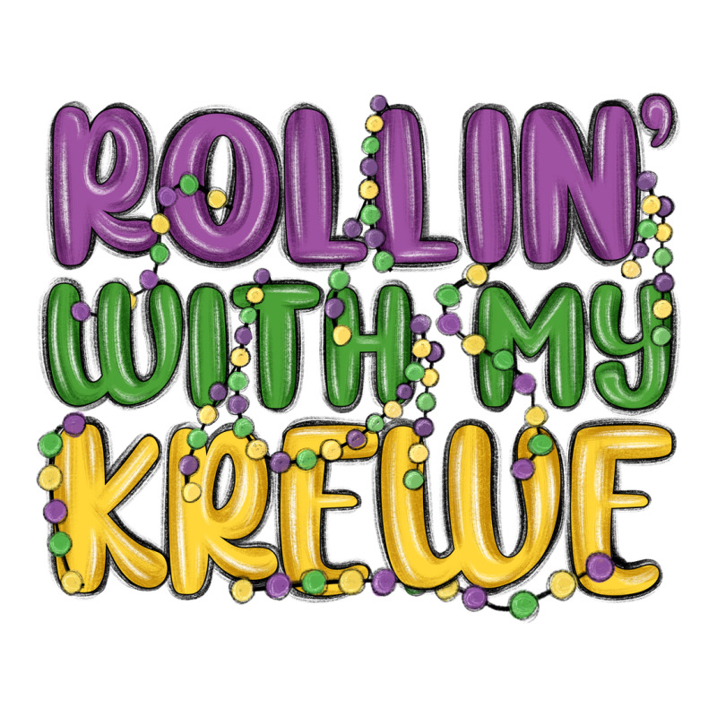 Rollin With My Krewe Zipper Hoodie by MaliasSmallBusiness | Teevron