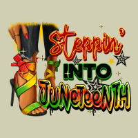 Steppin' Into Juneteenth Black Fashion Girl Heavy Core Tee | Teevron
