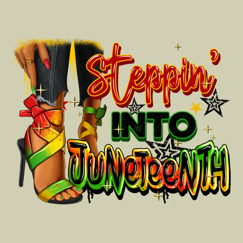 Steppin' Into Juneteenth Black Fashion Girl Heavy Core Tee by RanaPortraitStore | Teevron