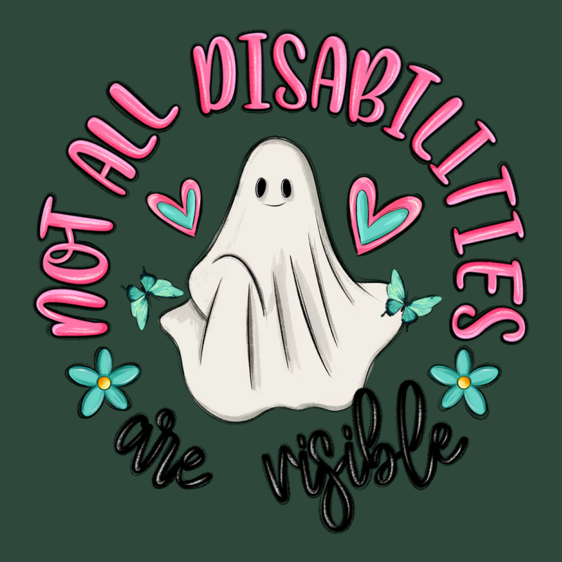 Not All Disabilities Are Visible Zipper Hoodie by MaliasSmallBusiness | Teevron