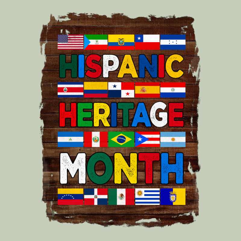Hispanic Haritage Month Flags With Background Classic Tee by BundleAndBundleShop | Teevron