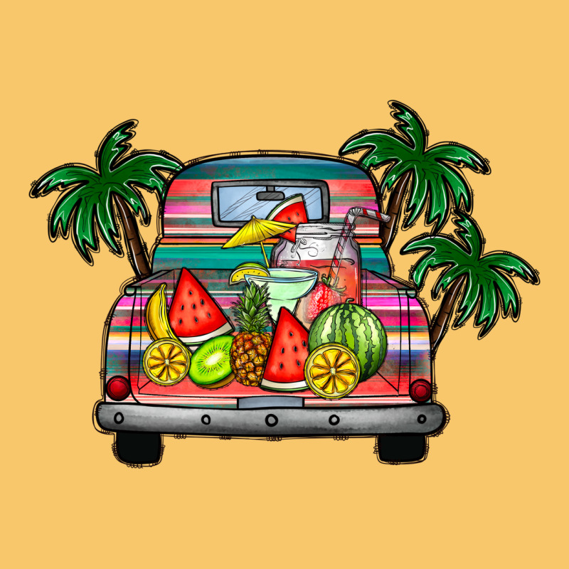Summer Truck Vintage Hoodie by CowhideDigitalArt | Teevron