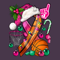 Pink Christmas Breast Cancer Ribbon Basketball Heavyweight Hoodie | Teevron