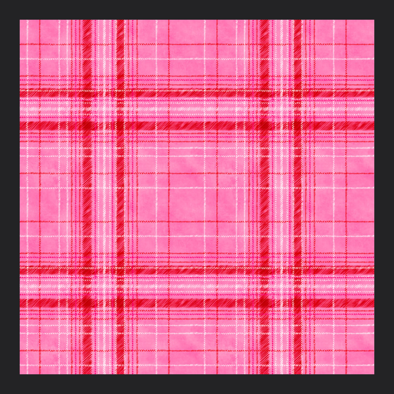Valentines Day Plaid Seamless Pattern Vintage Tee by BundleAndBundleShop | Teevron