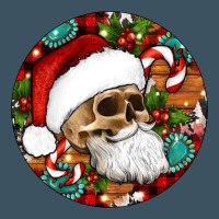Christmas Hippie Skeleton Santa Ornament Urban Heavy Tee | Teevron