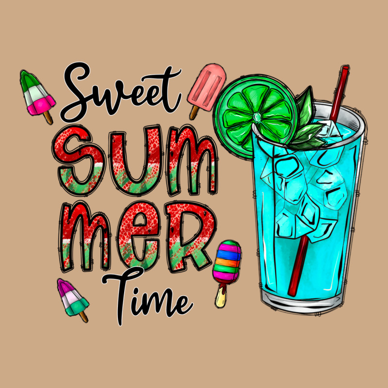 Sweet Summer Time Vintage Hoodie by CowhideDigitalArt | Teevron