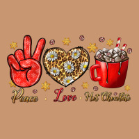 Peace Love Hot Chocolate Heavyweight Hoodie | Teevron