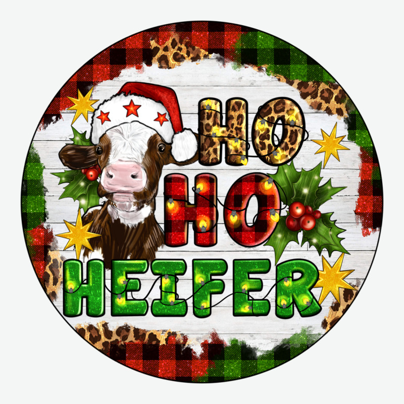 Christmas Ho Ho Heifer Urban Heavy Tee by Artiststas | Teevron