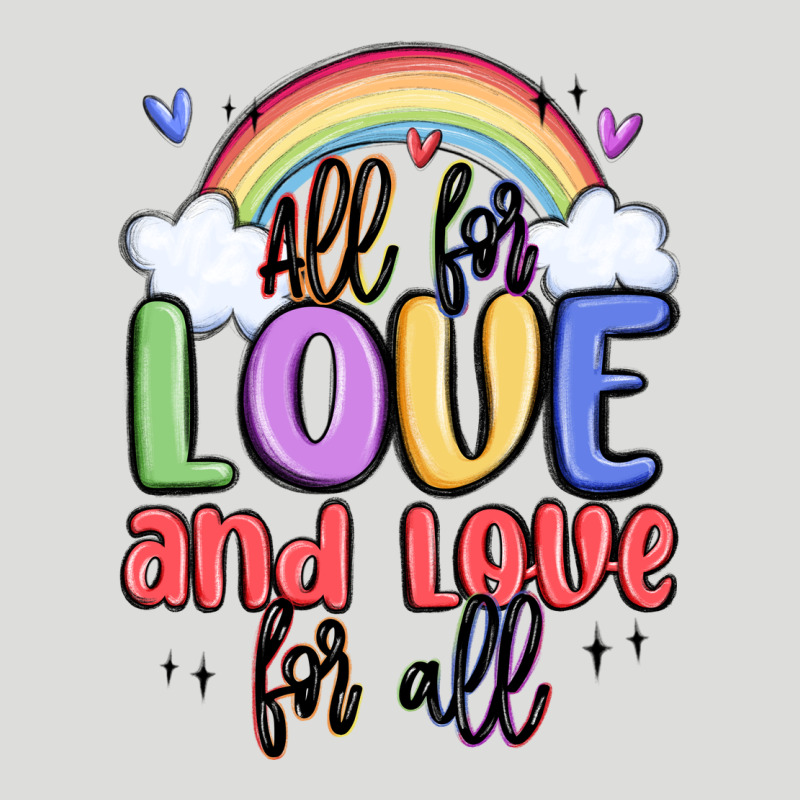 All For Love And Love For All Zipper Hoodie by MaliasSmallBusiness | Teevron
