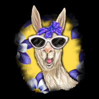 Llama With Sunglasses Heavy Core Tee | Teevron