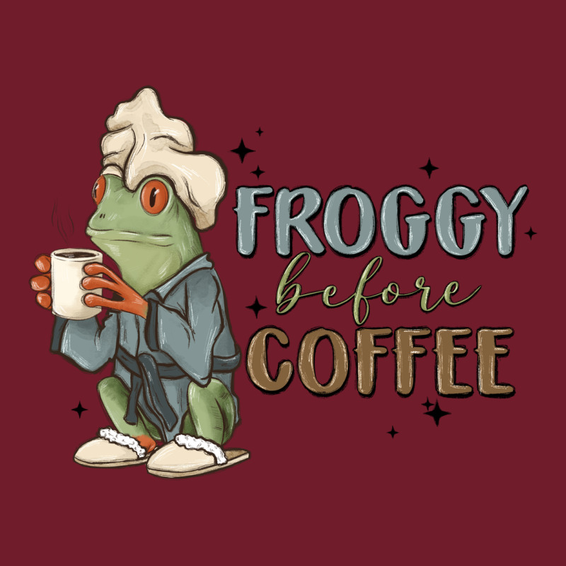 Froggy Before Coffee Zipper Hoodie by MaliasSmallBusiness | Teevron