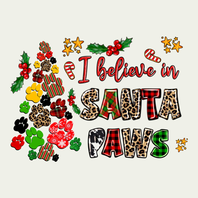 I Believe In Santa Paws Urban Heavy Tee by AdoDesignShop | Teevron
