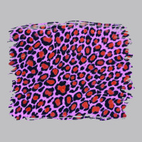 Lilac Leopard With Red Glitter Long Sleeve Tee | Teevron