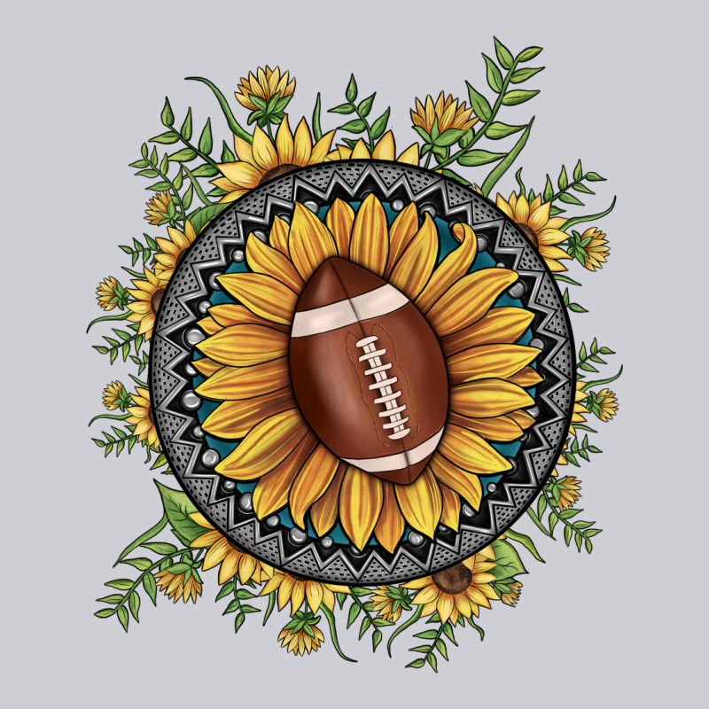 Football Gemstone Sunflower Heavyweight Sweatshirt by JahusDesignShop | Teevron