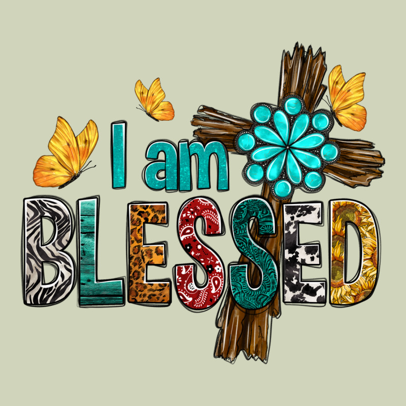 I Am Blessed Cross Heavyweight Hoodie by BundleAndBundleShop | Teevron