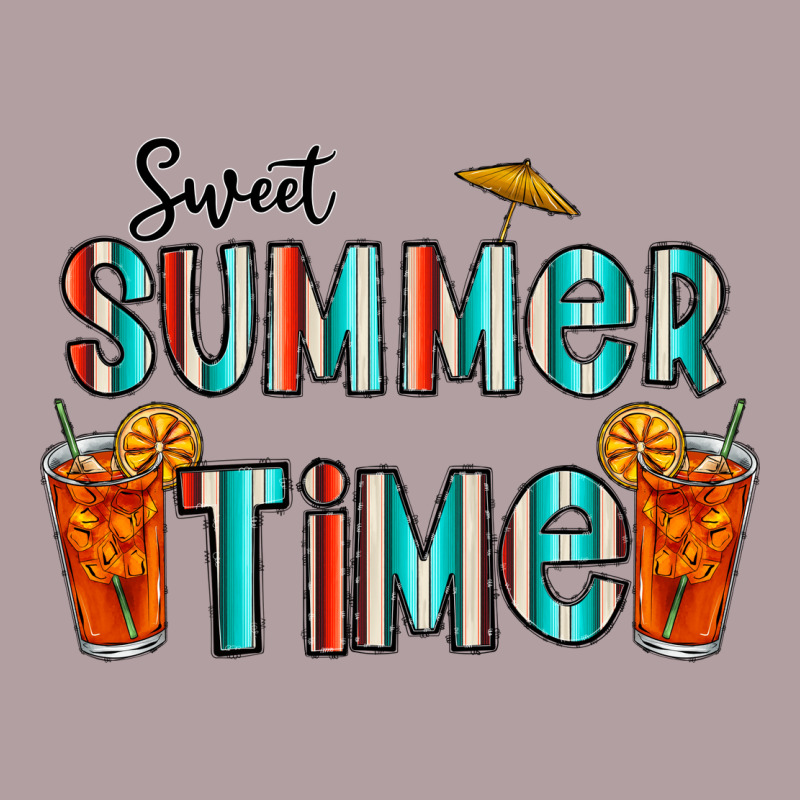 Sweet Summer Time Vintage Hoodie by CowhideDigitalArt | Teevron