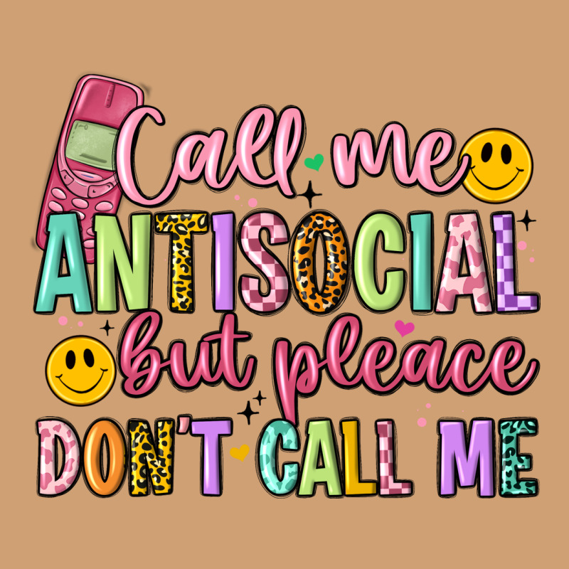 Call Me Antisocial But Please Don't Call Me Vintage Tee by Artiststas | Teevron
