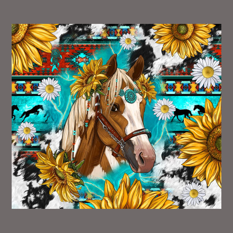 Cowhide Aztec Horse Urban Hoodie by TumblerDesignByShophia | Teevron