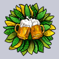 St. Patricks Sunflower With Beer Heavyweight Hoodie | Teevron