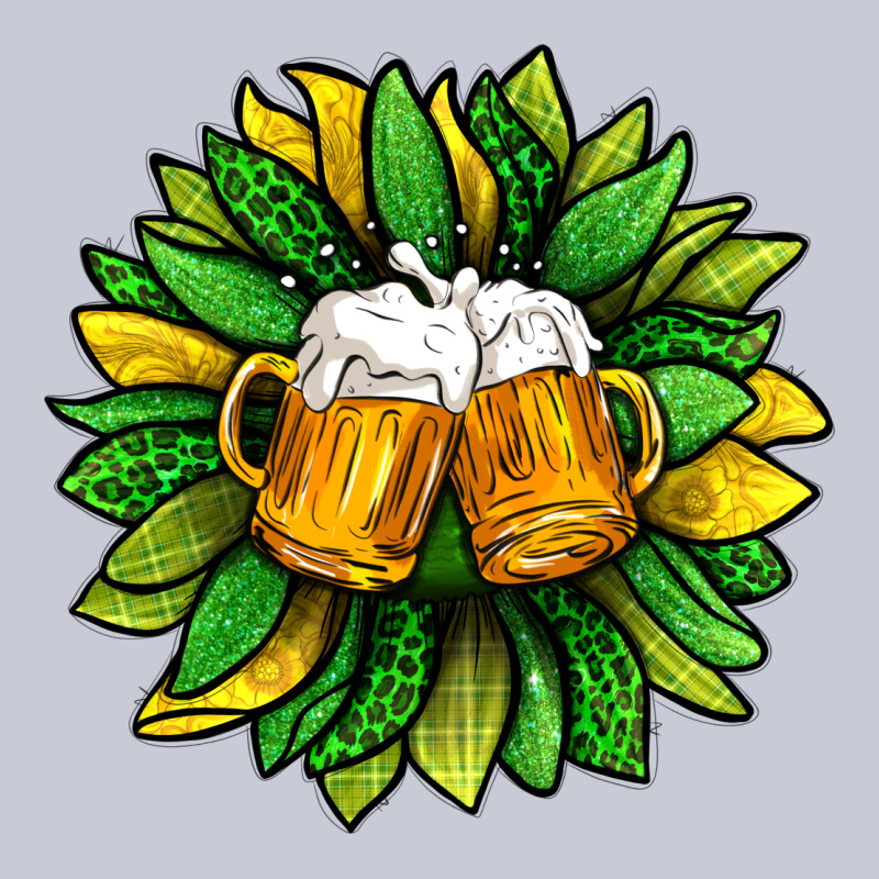 St. Patricks Sunflower With Beer Heavyweight Hoodie by BundleAndBundleShop | Teevron