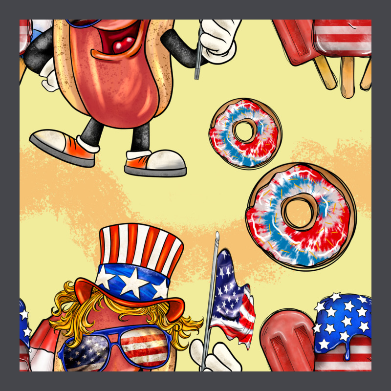 Patriotic Hotdog Ice Cream Donat Classic Tee by BundleAndBundleShop | Teevron
