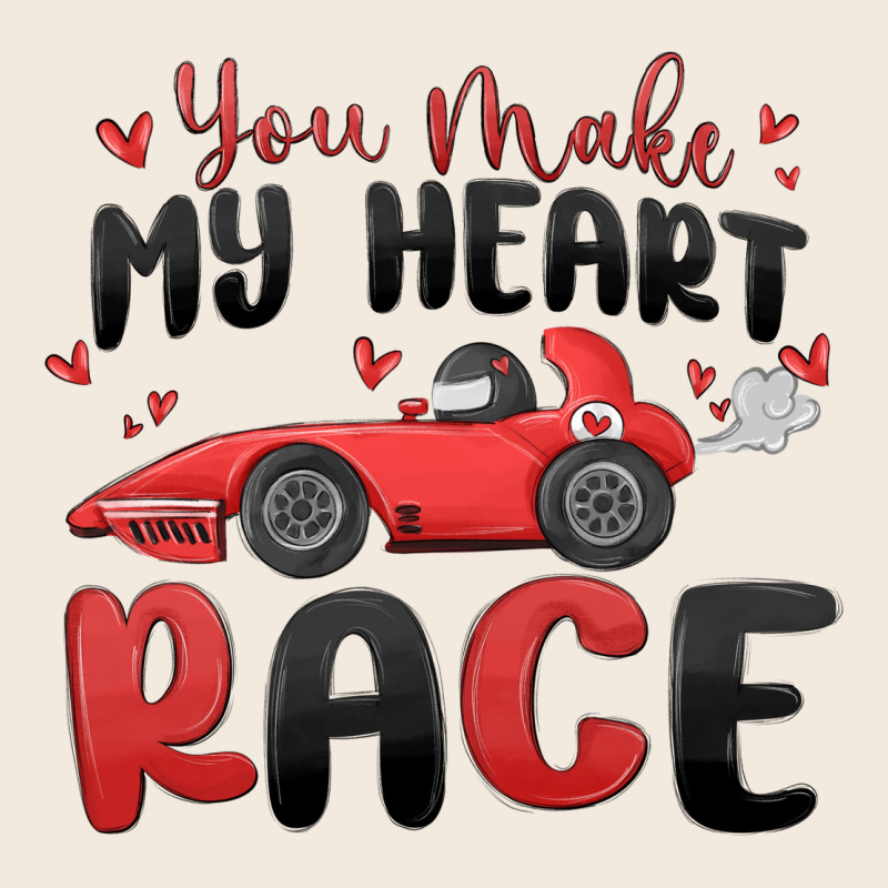 You Make My Heart Race Valentine's Day Zipper Hoodie by MaliasSmallBusiness | Teevron