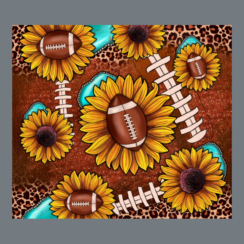Football Leopard Sunflower Heavyweight Sweatshirt by JahusDesignShop | Teevron