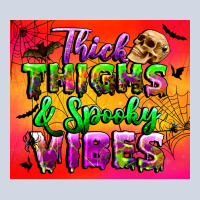 Thick Thighs And Spooky Vibes Tumbler Premium Sweatshirt | Teevron