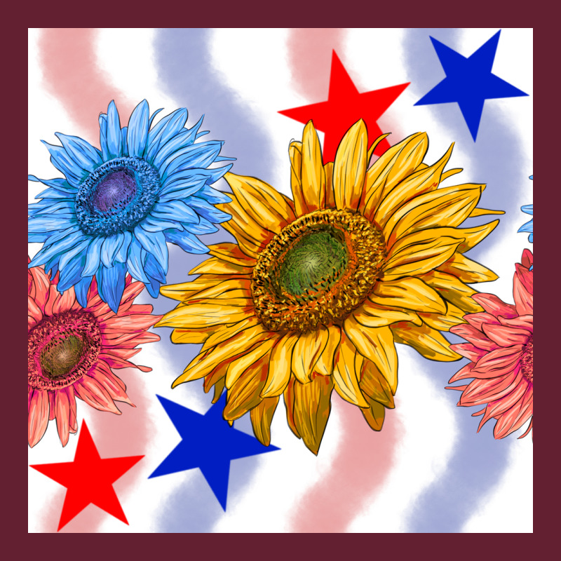 Patriotic Sunflowers Classic Tee by BundleAndBundleShop | Teevron