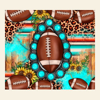 Football Leopard Turquoise Gemstone Sunflower Vintage Tee | Teevron