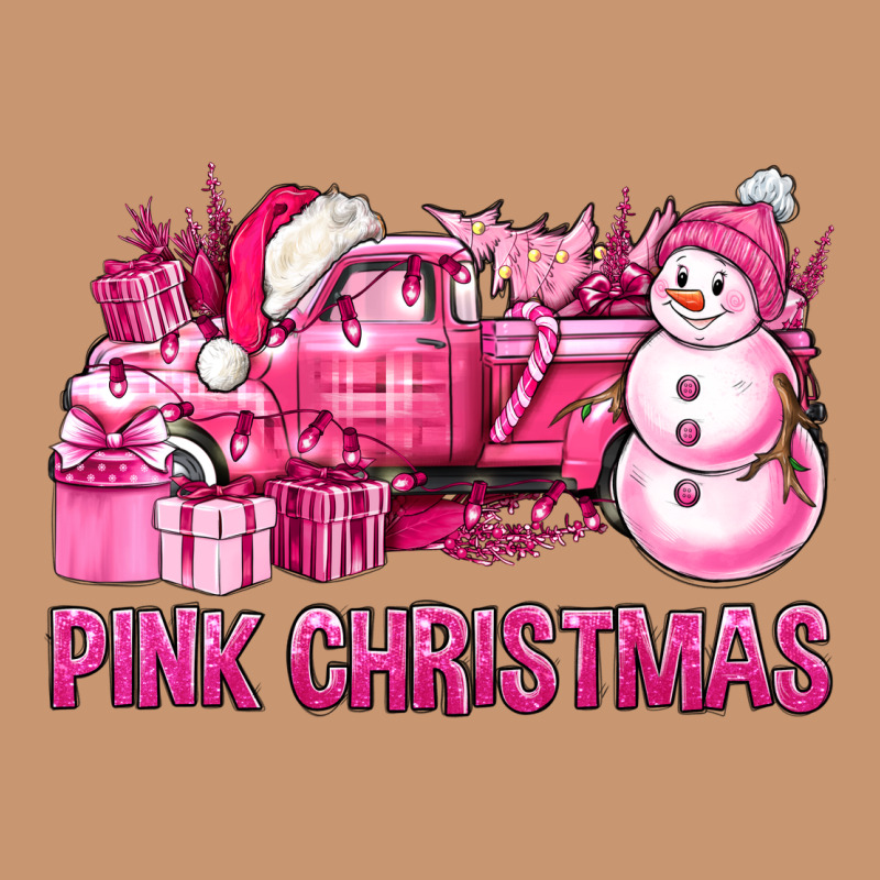 Pink Christmas Truck Heavyweight Hoodie by BundleAndBundleShop | Teevron