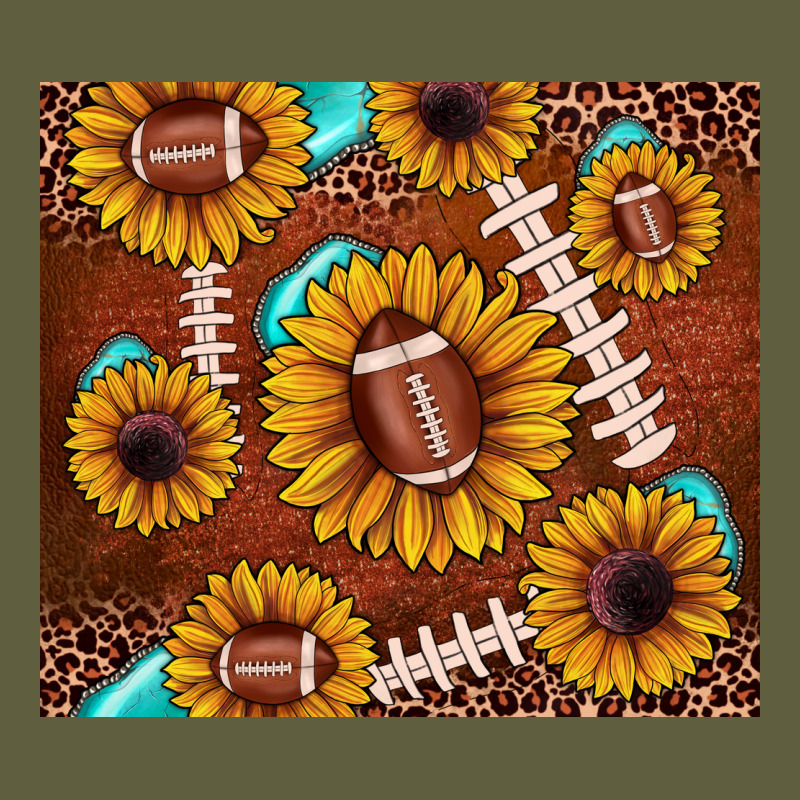 Football Leopard Sunflower Vintage Tee by JahusDesignShop | Teevron