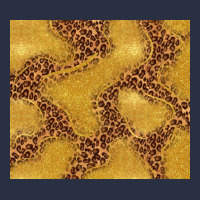 Gold Glitter With Leopard Pattern Urban Hoodie | Teevron