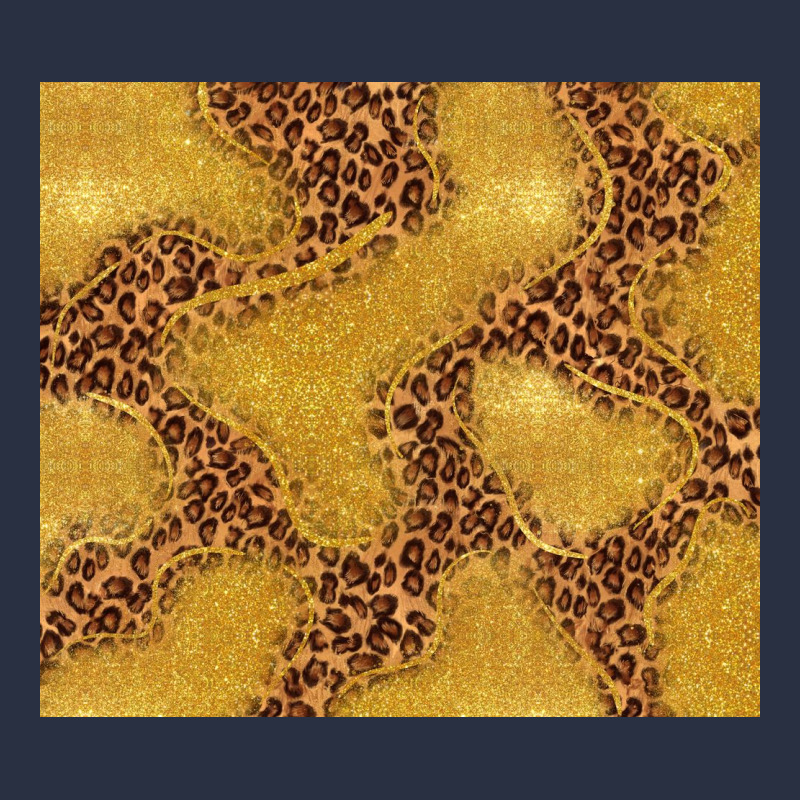 Gold Glitter With Leopard Pattern Urban Hoodie by TumblerDesignByShophia | Teevron