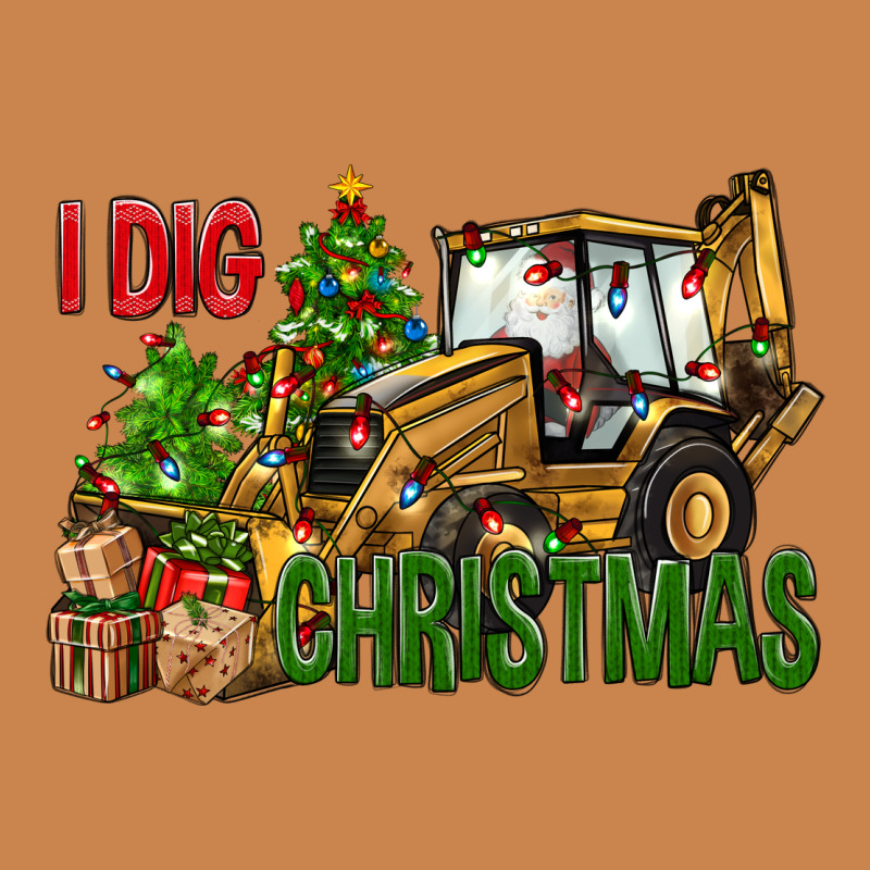 I Dig Christmas Backhoe Loader Heavyweight Hoodie by BundleAndBundleShop | Teevron