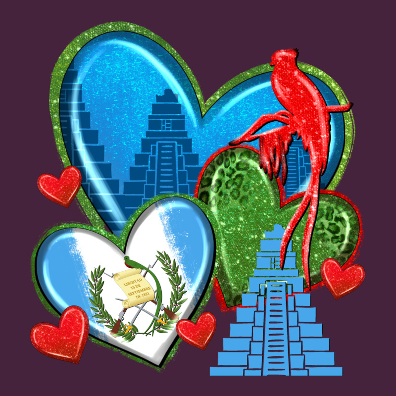 Guatemala Hearts Premium Tee by texasbilliewilder | Teevron