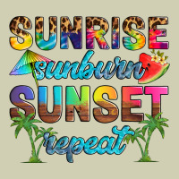 Sunrise Sunburn Sunset Repeat Heavy Core Tee | Teevron