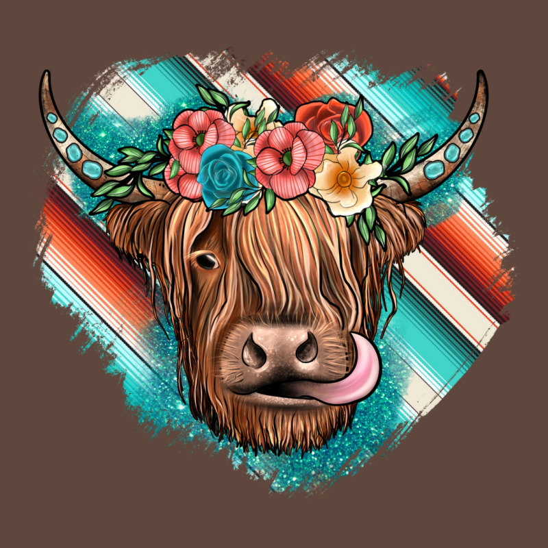 Highland Cow Serape Classic Tee by JahusDesignShop | Teevron