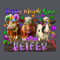 Happy Mardi Gras Heifer Vintage Hoodie | Teevron