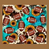 Football Turquoise Sunflower Vintage Tee | Teevron