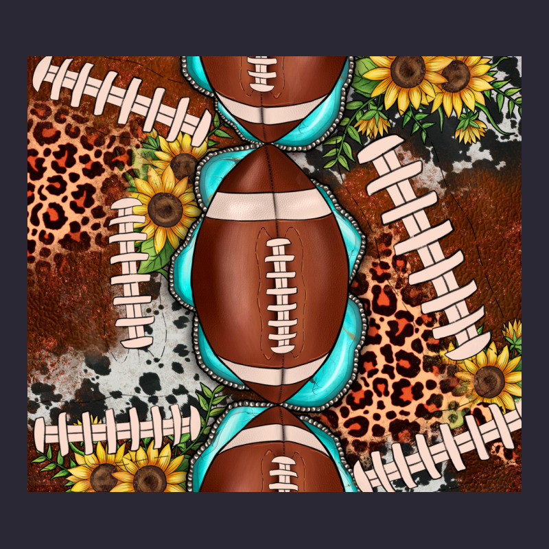 Football Leopard Gemstone Sunflower Tumbler3 Vintage Tee by JahusDesignShop | Teevron
